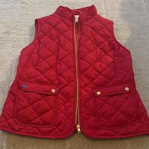 St. John's Bay Vibrant Red Quilted Vest